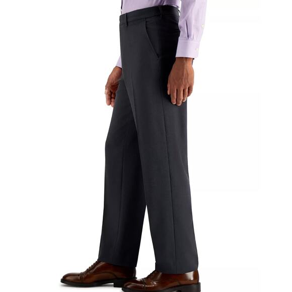 NWT Nautica Modern-Fit Bi-Stretch Suit Pants, Charcoal, Men’s 47W x 32L - Picture 2 of 4